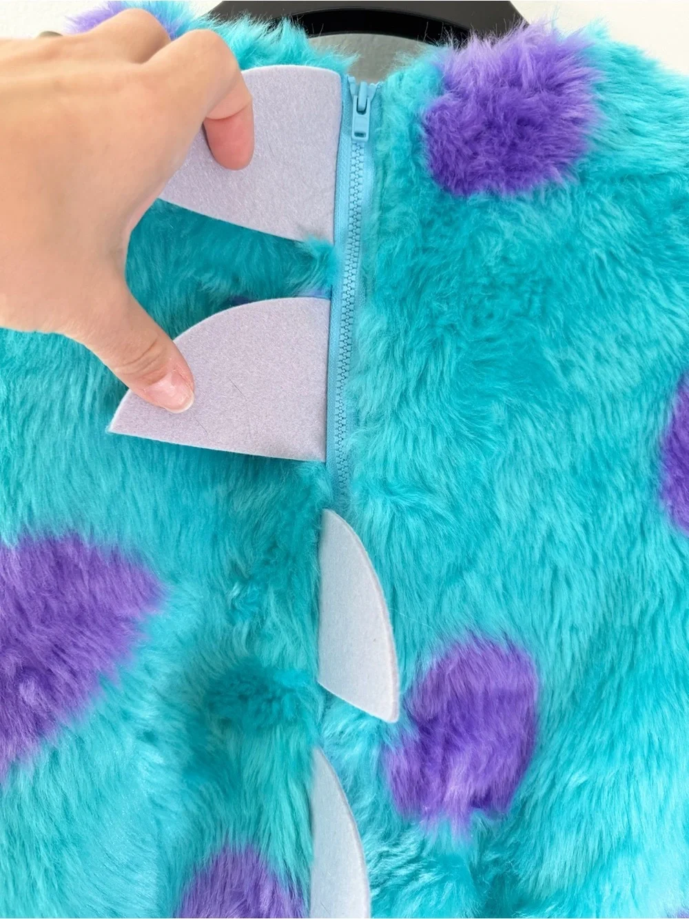 Pottery Barn Kids Sulley Costume 4-6 Monsters Inc Disney Pixar No Head - Picture 7 of 10